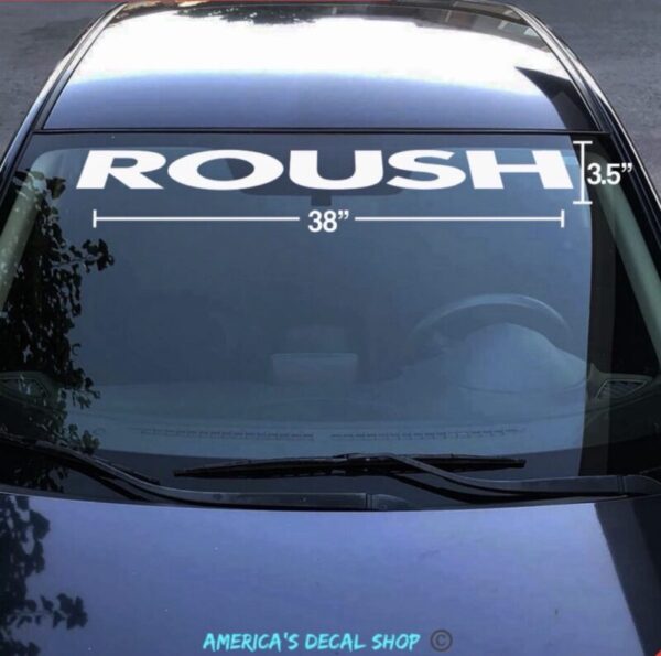 1999-2026 OEM Roush Windshield Banner Decal 1PC New Fits Ford Mustang Trucks Vinyl Oracle