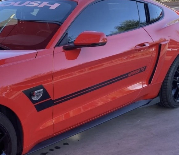 2015 OEM FORD MUSTANG ROUSH WARRIOR T/C 6 SPEED SIDE DOOR GRAPHIC DECALS NEW 2PC SET FITS MUSTANG ORACLE