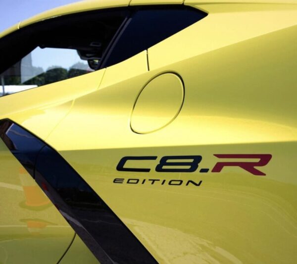 OEM Chevrolet Corvette C8 - R Edition Side Door Vinyl Decals New 2PC Set Universal Oracle