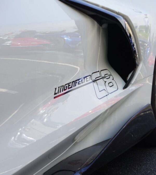 OEM Lingenfelter Vinyl Lower Door Decals 2PC Set New Fits Chevrolet Corvette C8 Oracle