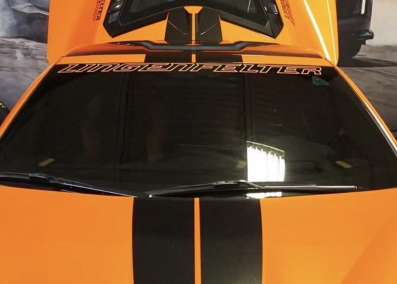 OEM Lingenfelter Outline Windshield Banner Decal New Fits Chevrolet Corvette Camaro Oracle - Image 2