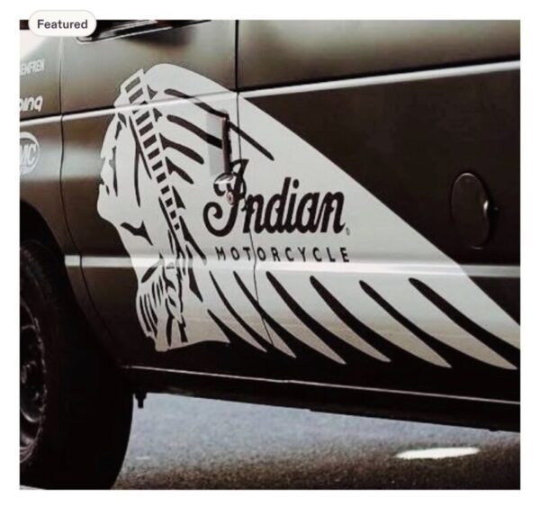 Indian Motorcycle Vinyl Decals 1PC Replacement New Fits Vans & Trucks BIG DECAL ORACLE Universal