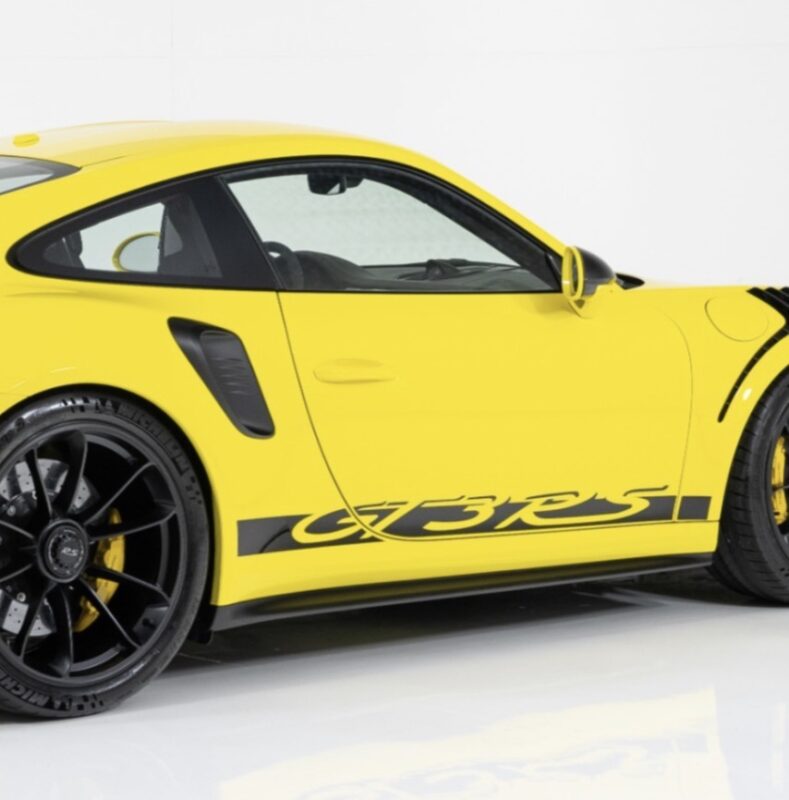OEM Porsche 911 GT3 RS Lower Door Trim Vinyl Decals New 2PC Set Driver & Passenger Sides Oracle