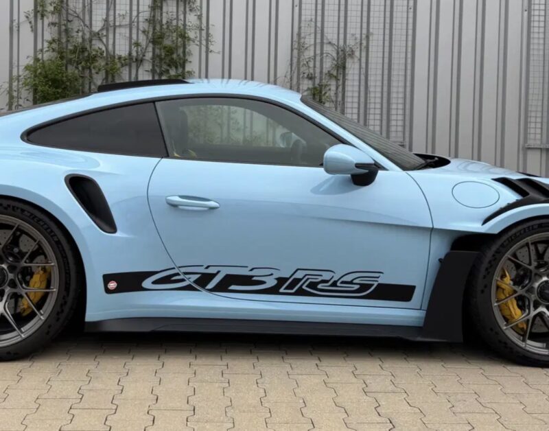 OEM Porsche 992 GT3 RS Lower Door Trim Vinyl Decals New 2PC Set Driver & Passenger Sides Oracle - Image 2