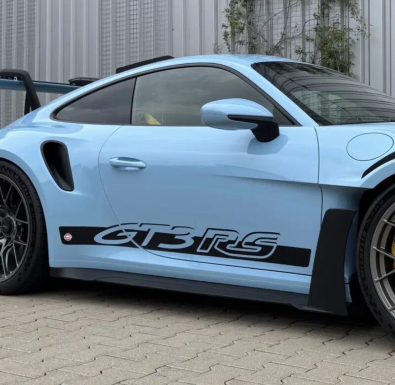 OEM Porsche 992 GT3 RS Lower Door Trim Vinyl Decals New 2PC Set Driver & Passenger Sides Oracle
