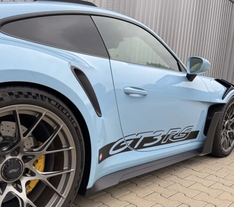 OEM Porsche 992 GT3 RS Lower Door Trim Vinyl Decals New 2PC Set Driver & Passenger Sides Oracle - Image 3