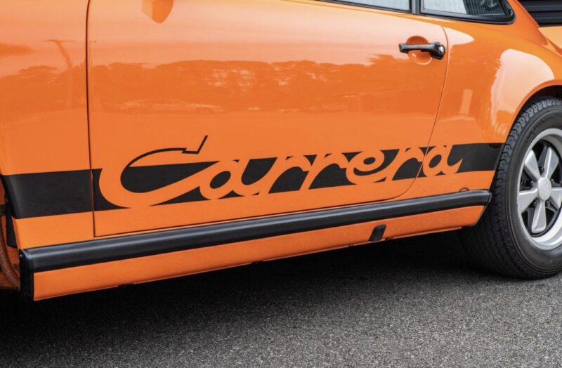 OEM 1974 Porsche 911 Carrera Coupe Lower Door Trim Vinyl Decals New 2PC Set Driver & Passenger Sides Oracle - Image 2