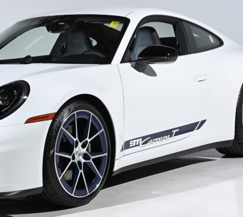 OEM 2026 PORSCHE 911 CARRERA T Lower Door Trim Vinyl Decals New 2PC Set Driver & Passenger Sides Oracle - Image 2