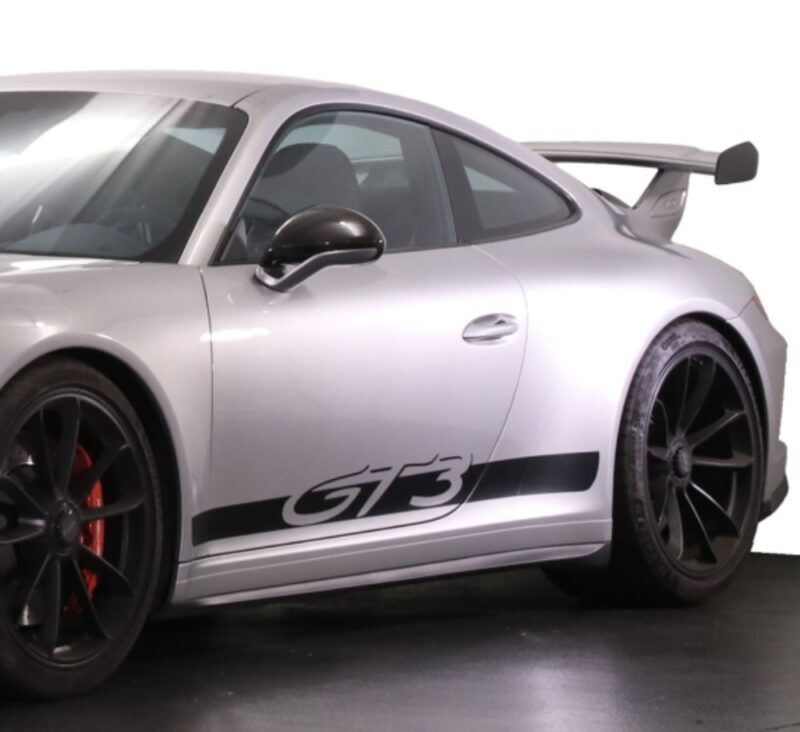 OEM 2018 PORSCHE 911 GT3 Lower Door Trim Vinyl Decals New 2PC Set Driver & Passenger Sides Oracle - Image 2