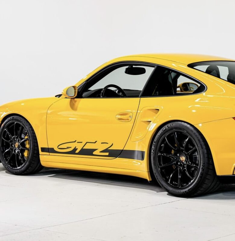 OEM 2008 PORSCHE 911 GT2 Lower Door Trim Vinyl Decals New 2PC Set Driver & Passenger Sides Oracle (Copy) - Image 2