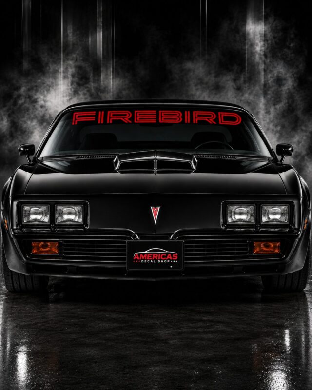 OEM Pontiac Firebird Vintage Windshield Banner Decal New 1PC Fits Most models