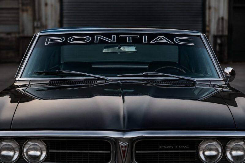 OEM Pontiac Outline Vintage Windshield Banner Decal New 1PC Fits Most models