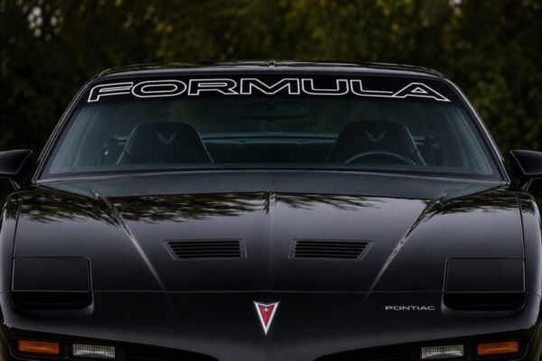 OEM Pontiac Formula Outline Windshield Banner Decal New 1PC Fits Most models (Lettering Only)