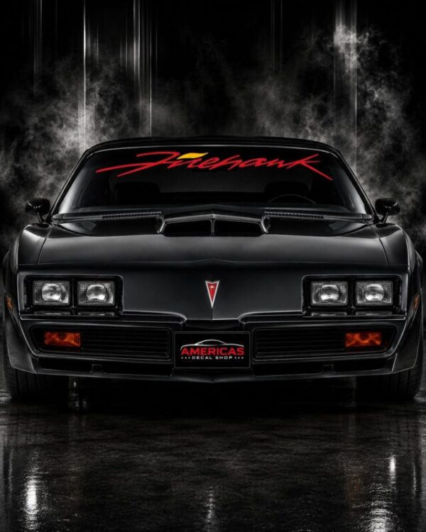 OEM Pontiac Fire hawk Firebird Windshield Banner Decal New 1PC Fits All Model Reverse