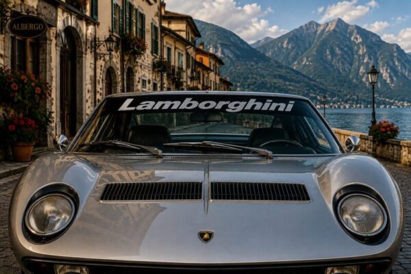 OEM Lamborghini Bold Vintage Classic Script Style Windshield Banner Decal New 1PC Fits All models  (Letters Only) Universal