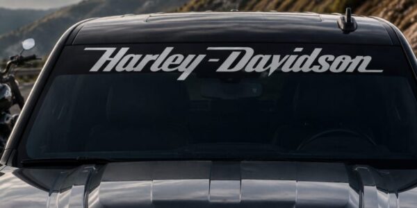 OEM Ford Harley Davidson Truck Windshield Banner Decal New 1PC Fits SUV & Pickup Trucks USA