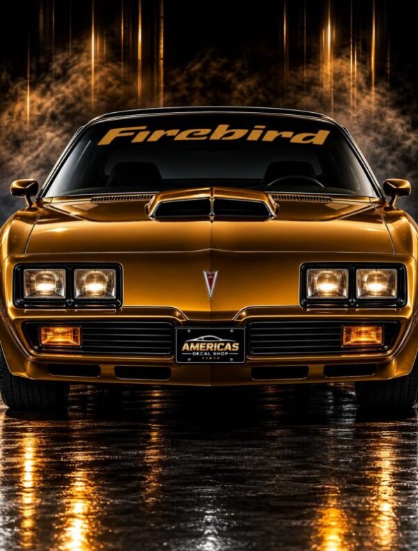 OEM Pontiac Firebird Vintage Windshield Banner Decal New 1PC Fits All models