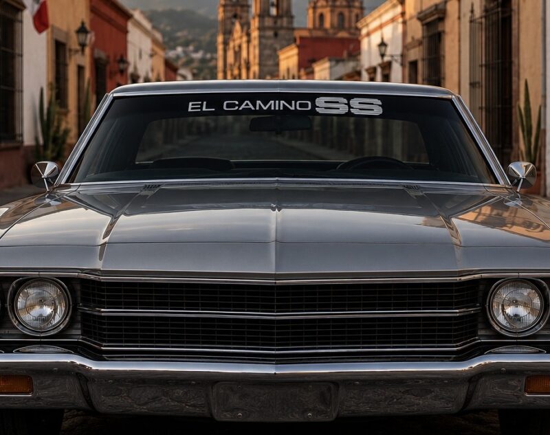 OEM Chevrolet El Camino Center Windshield Banner Decal New 1PC Fits All models (Letters Only) - Image 2
