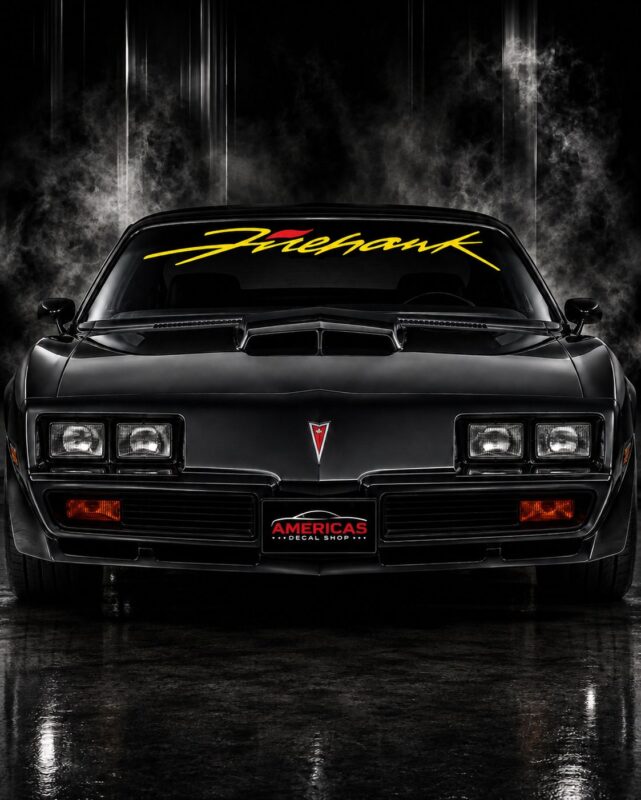 OEM Pontiac Fire hawk Firebird Windshield Banner Decal New 1PC Fits All Model